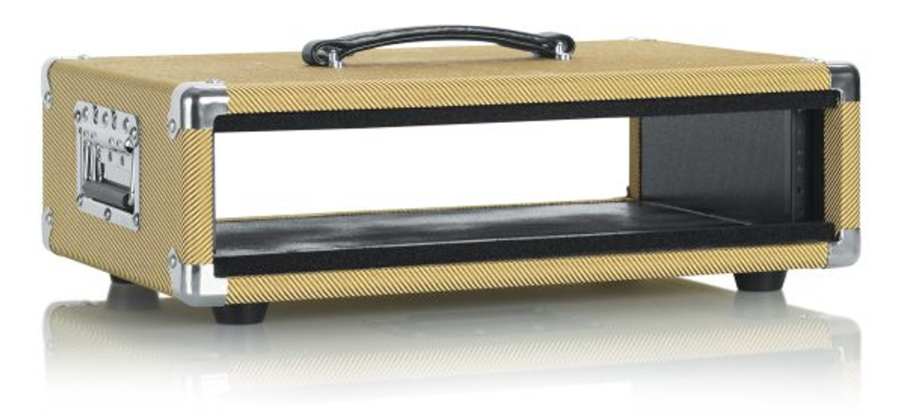 Gator GR-RETRORACK-2TW Vintage Amp Vibe Rack Case 2U Tweed 