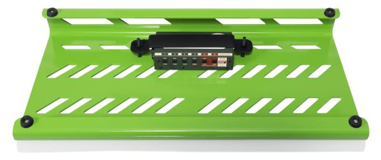 Gator GPB-BAK-GR Green Aluminum Pedal Board Large With Carry Bag