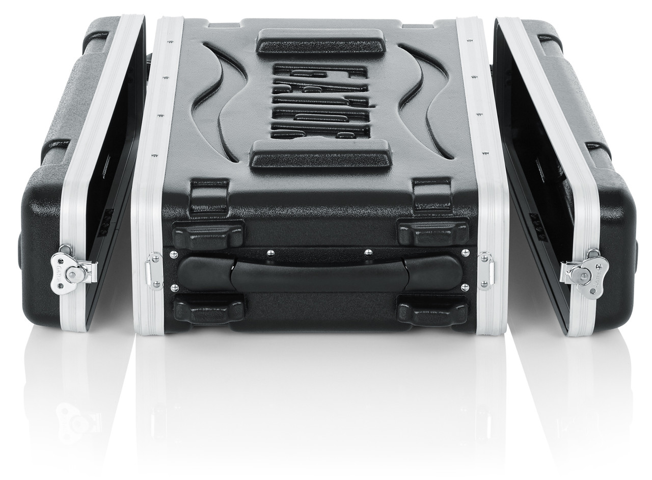 Gator GR-2S 2U Audio Rack; Shallow - Molded PE Rack Case; Front, Rear Rails; 2U; 14.25″ Deep