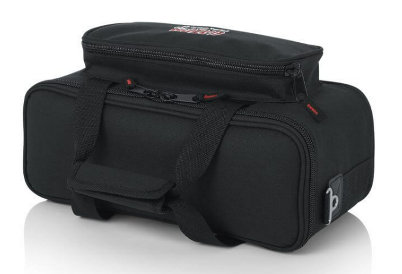 GM-12B Padded Bag for Up to 12 Mics w/ Exterior Pockets for Cables