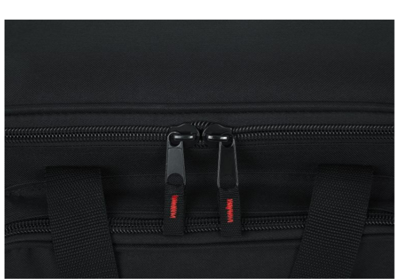 GM-12B Padded Bag for Up to 12 Mics w/ Exterior Pockets for Cables