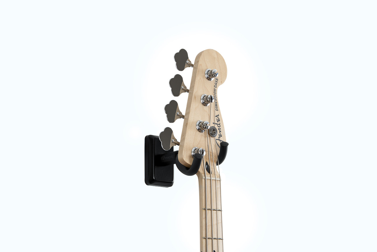 Gator GFW-GTR-HNGRBLK Black Wall Mount Guitar Hanger