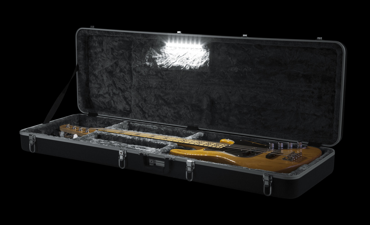 Gator GC-BASS-LED Molded Bass Case With LED Light 