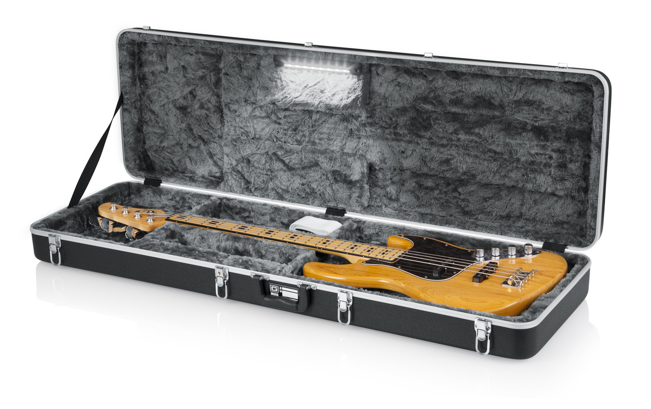 Gator GC-BASS-LED Molded Bass Case With LED Light 