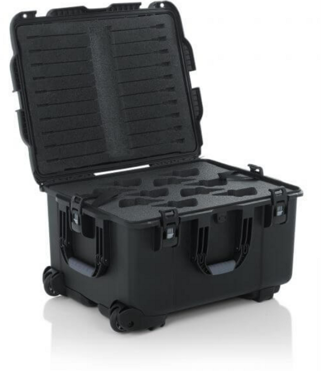 Gator GU-DC5980X10 Titan Waterproof Case Holds Ten (10) Shure DC 5980 Bases and Goosenecks