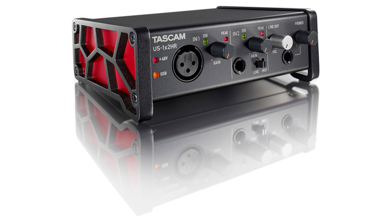 Tascam US-1X2HR High Resolution Versatile USB Audio Interface