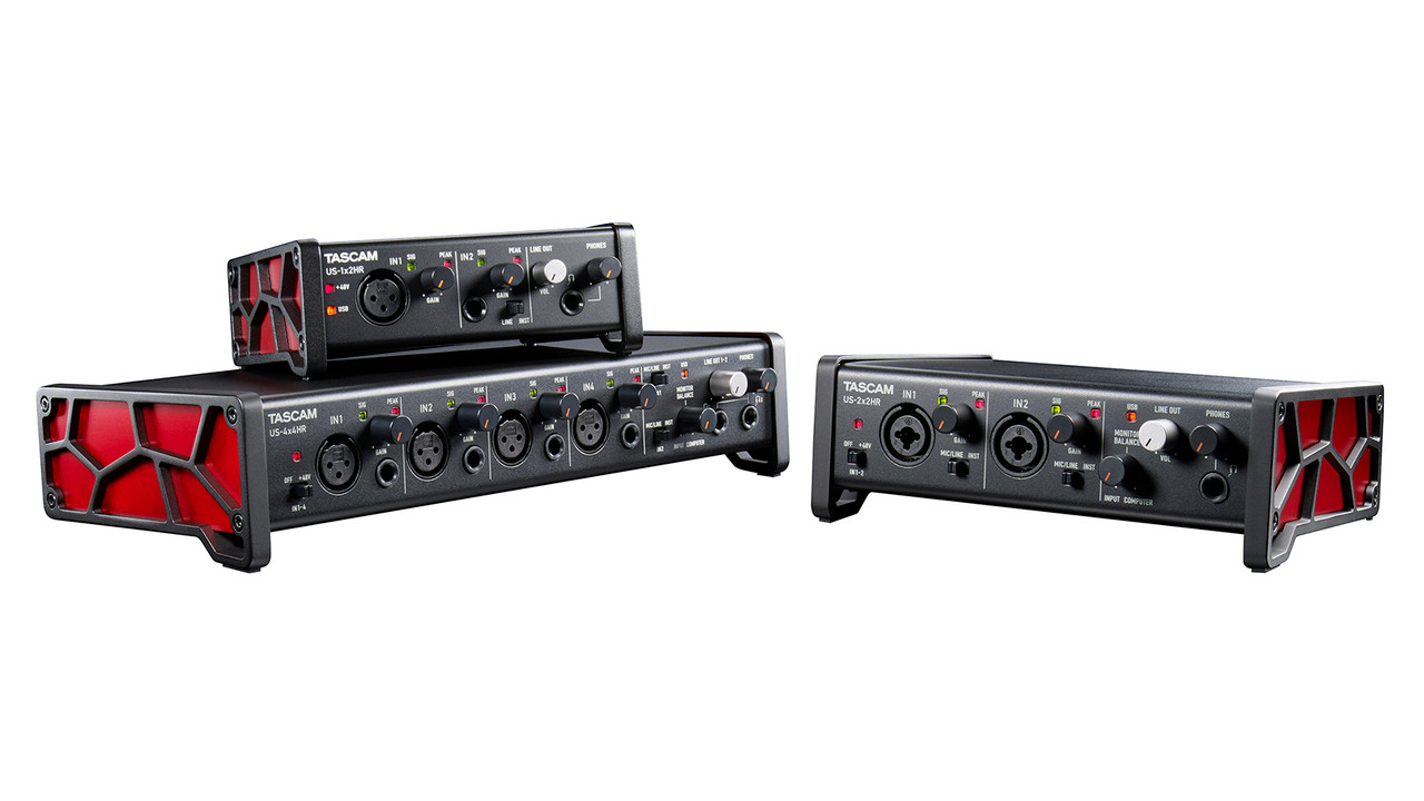 Tascam US-1X2HR High Resolution Versatile USB Audio Interface