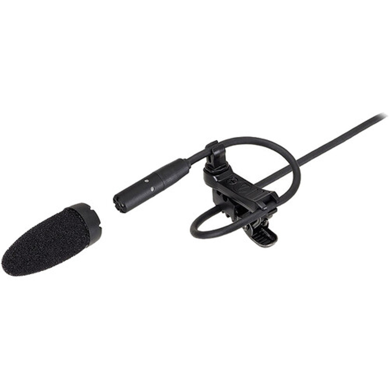 Audio-Technica BP898cT4 Subminiature Cardioid Lavalier Microphone (Black, TA4F Connector) (BP898CT4)

