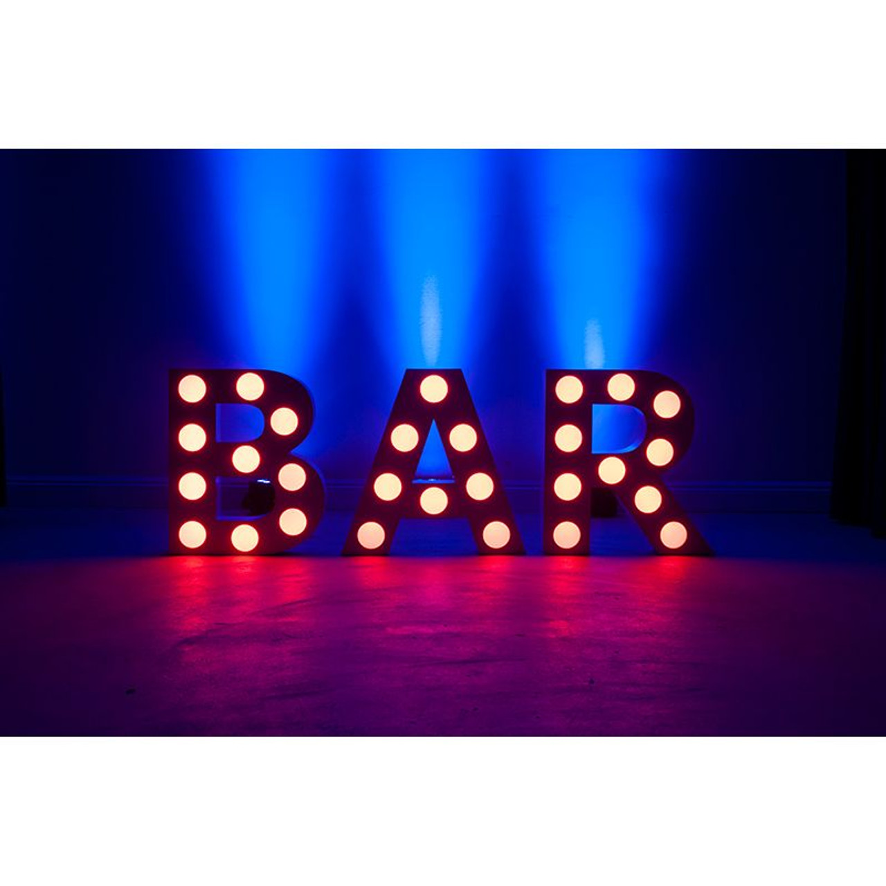 ADJ Decor Bar Mini 24 Inch Tall White LED letters (Decor BAR mini)
