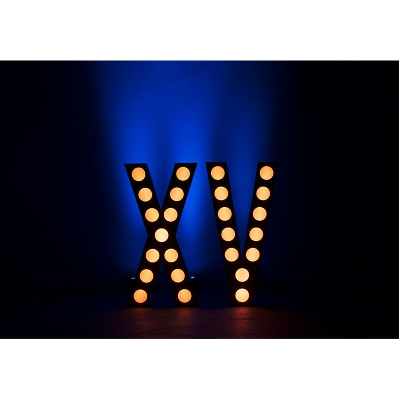 ADJ Decor XV Letters Equipped With RGBW LEDs