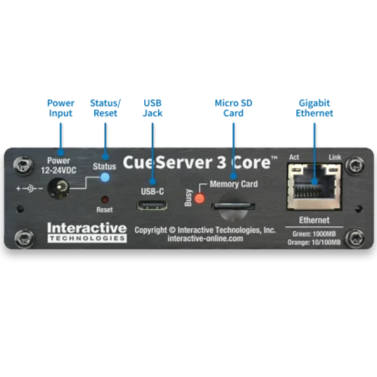Interactive Technologies CS-3110 CueServer 3 Core (CS-3110)