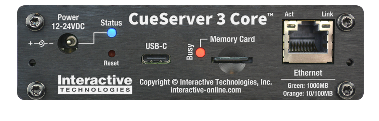 Interactive Technologies CS-3120 CueServer 3 Core D 