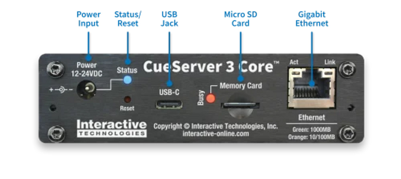 Interactive Technologies CS-3150 CueServer 3 Core DX