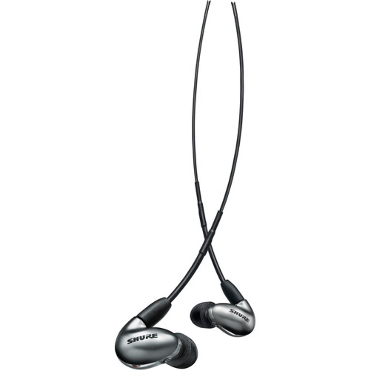  Shure SE215-CL Sound Isolating In Ear Stereo Earphones (Clear)  with 3 Pairs of Triple Flange Sleeves for Better Sound Isolation :  Electronics