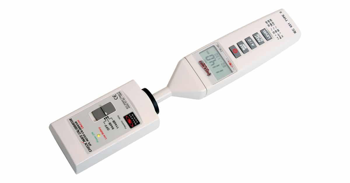Galaxy Audio CM-C200 Check Mate Sound Pressure Level Meter Calibrator