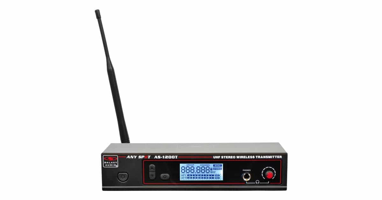  Galaxy Audio AS-1206 Wireless In-Ear Monitor with EB6 Ear Bud Upgrade