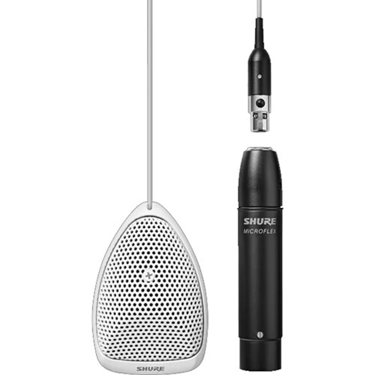 Shure MX391W-A/O Microflex Omnidirectional Boundary Microphone (White) (MX391W-A/O)