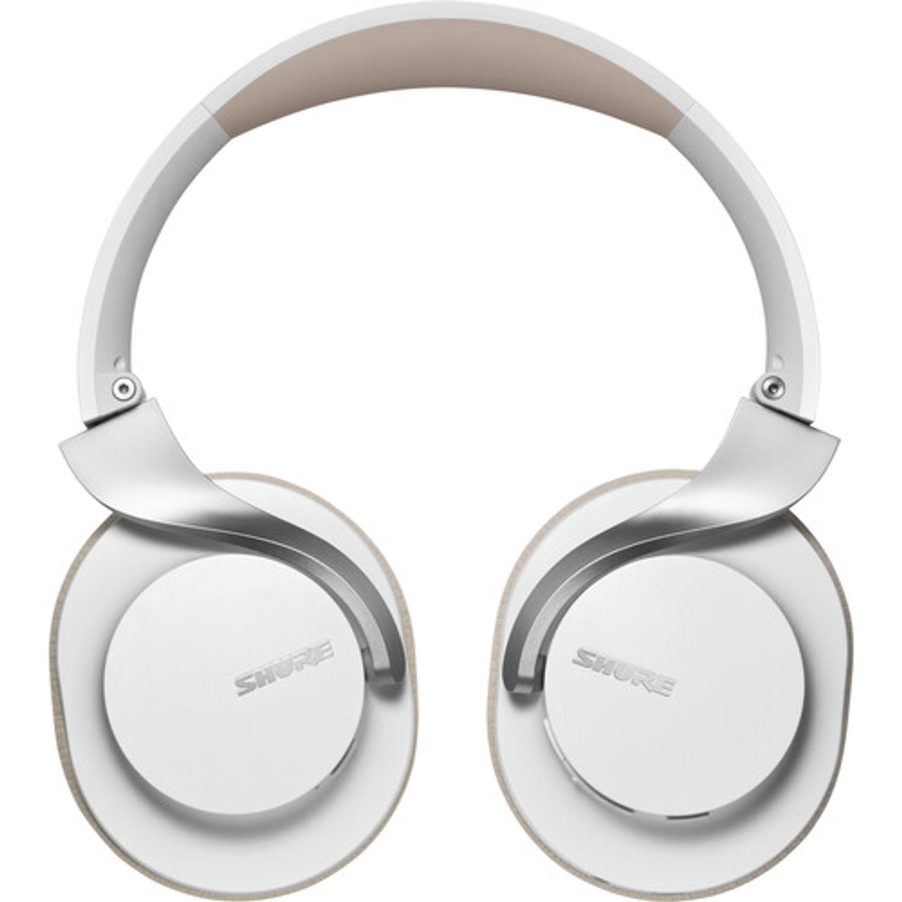 Shure SBH1DYWH1 AONIC 40 Noise-Canceling Wireless Over-Ear Headphones (White/Tan) (SBH1DYWH1)