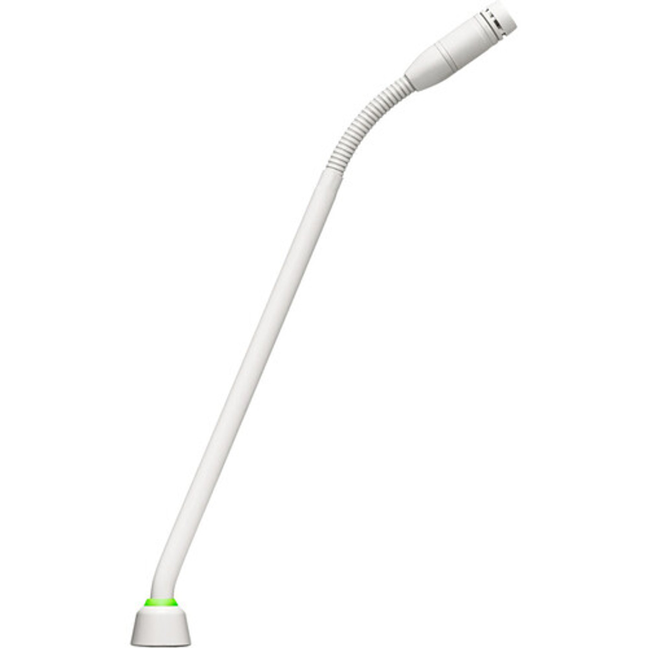 Shure MX410WLP/C-VBDL Gooseneck Mic with Cardioid Capsule, No Preamp, and 2-Color LED Ring on Bottom (White) (MX410WLP/C-VBDL)