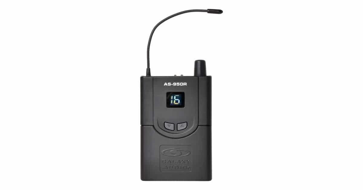 Galaxy Audio AS-950-2* Affordable Twin Pack In-Ear Monitoring System