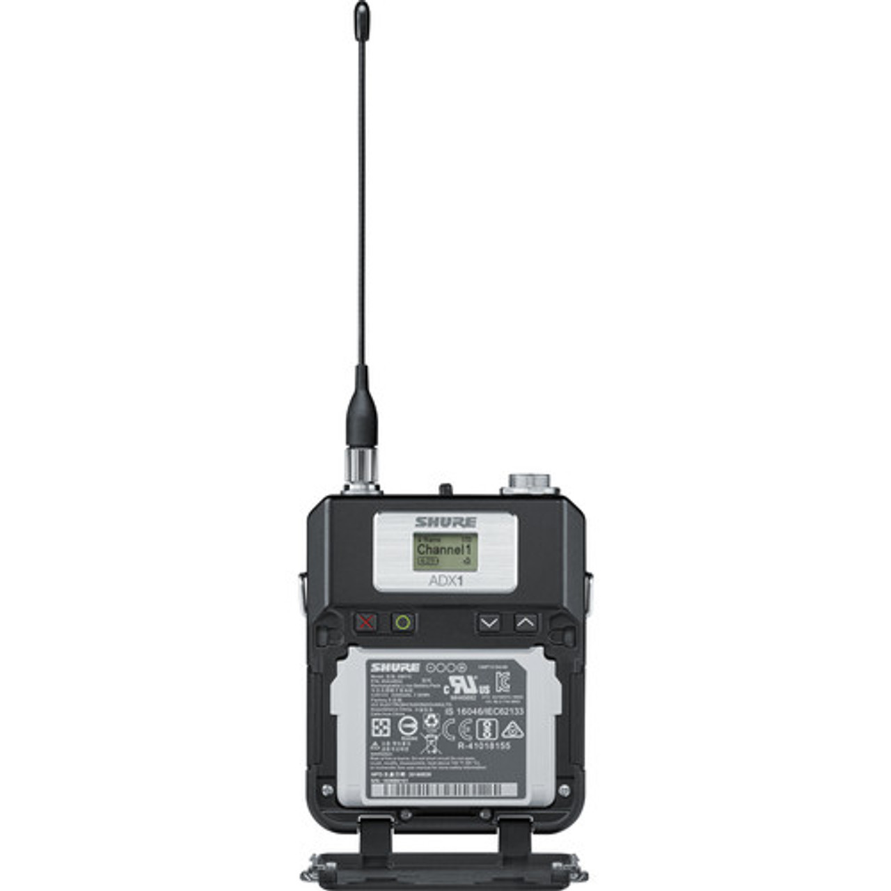 Shure ADX1=-G57 Digital Wireless Bodypack Transmitter with TA4M (G57: 470 to 608 MHz) (ADX1=-G57)