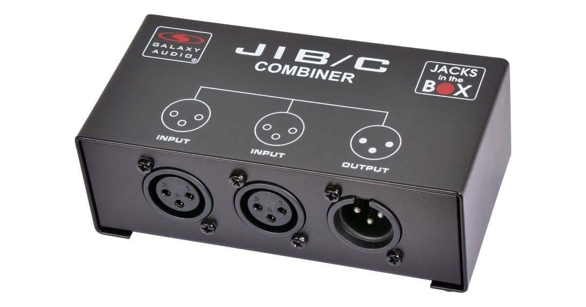 Galaxy Audio JIBC XLR And Microphone Combiner