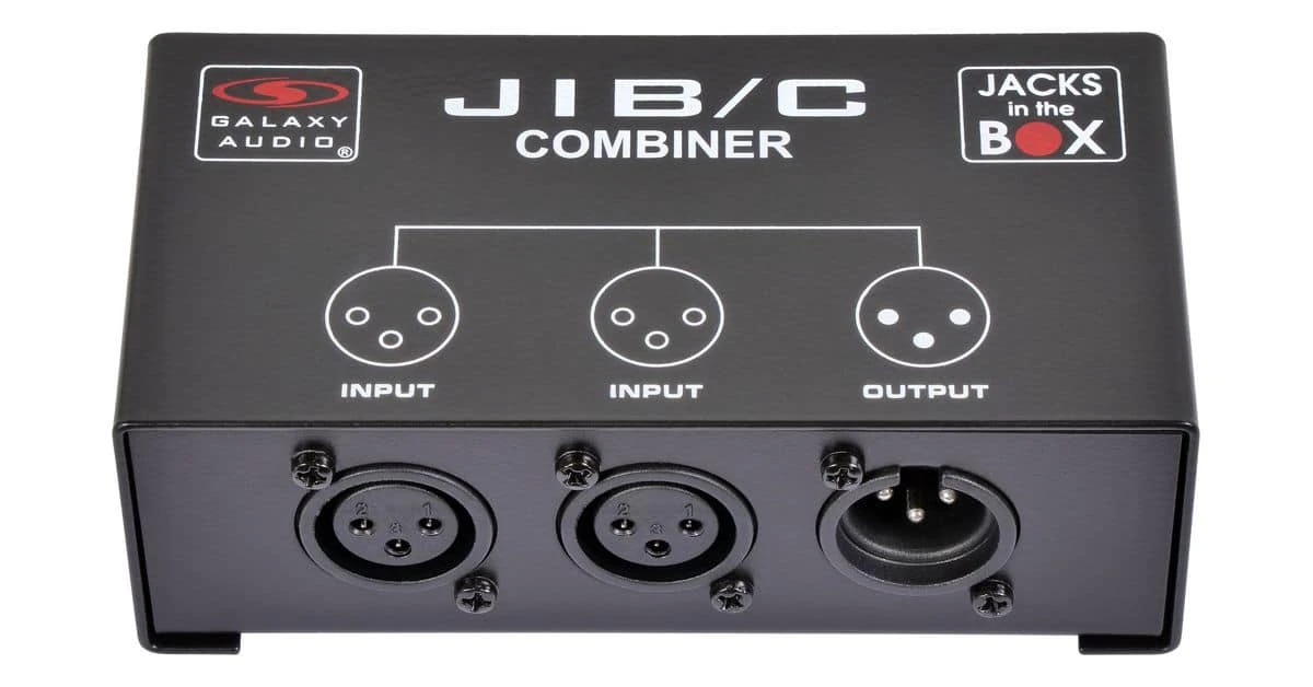 Galaxy Audio JIBC XLR And Microphone Combiner