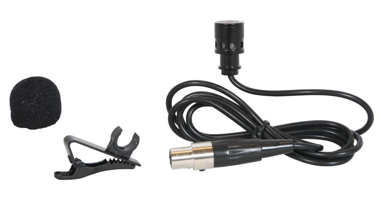 Galaxy Audio LV-U3BK Uni-Directional Lav Mic 