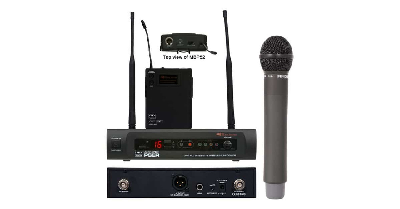 Galaxy Audio PSER/HH52* Handheld Wireless Mic System