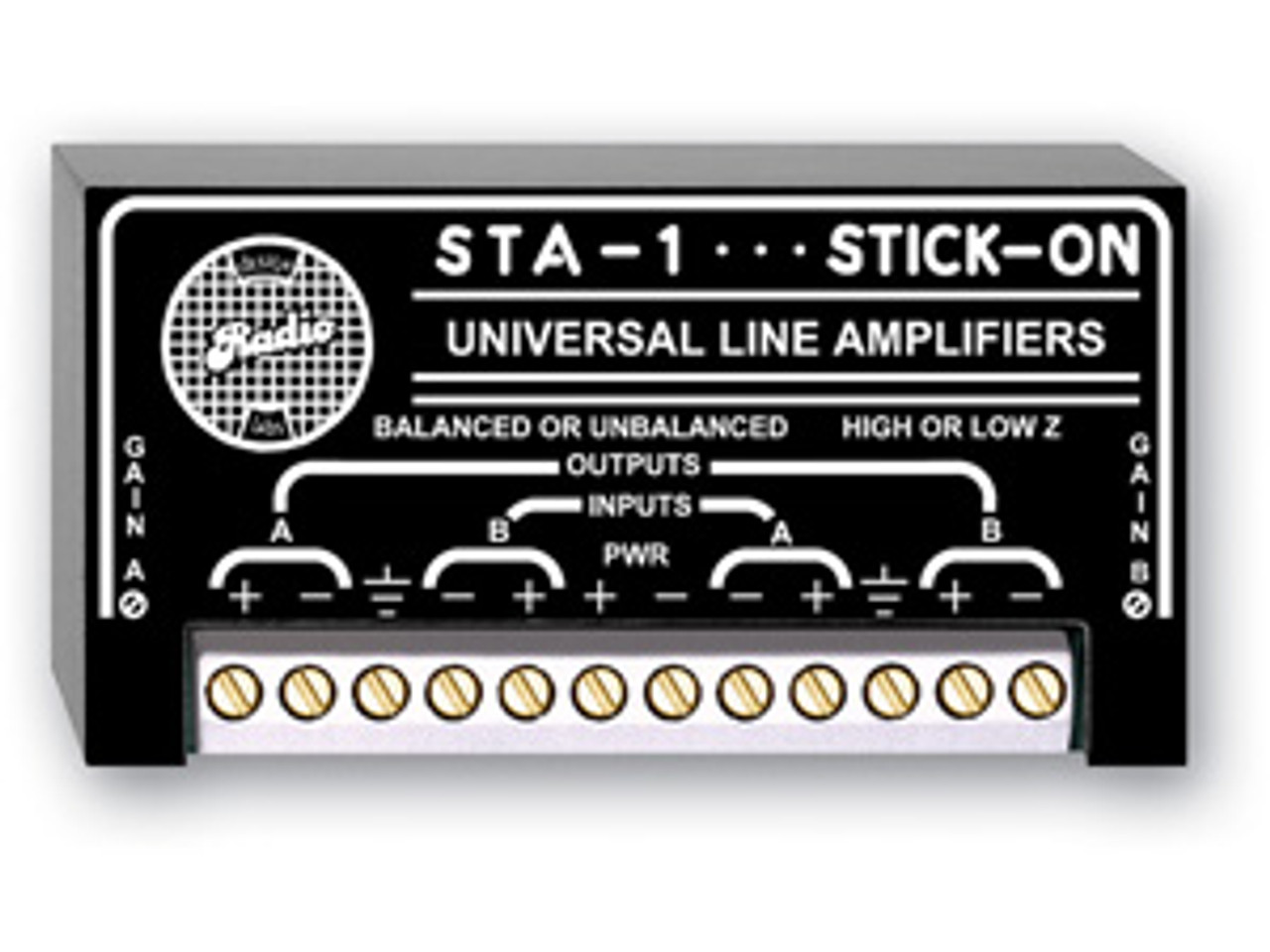 RDL STA-1 Electronic Transformer/Line Amplifier (STA-1)