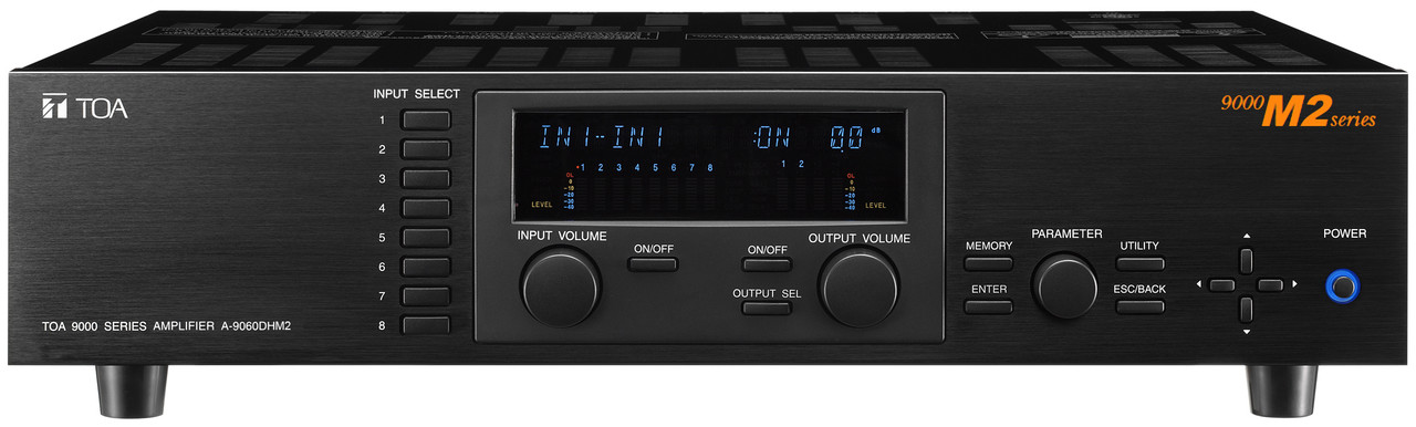TOA A-9240SHM2CU Modular Digital Matrix Mixer & Amplifier 1x 240W @ 70V