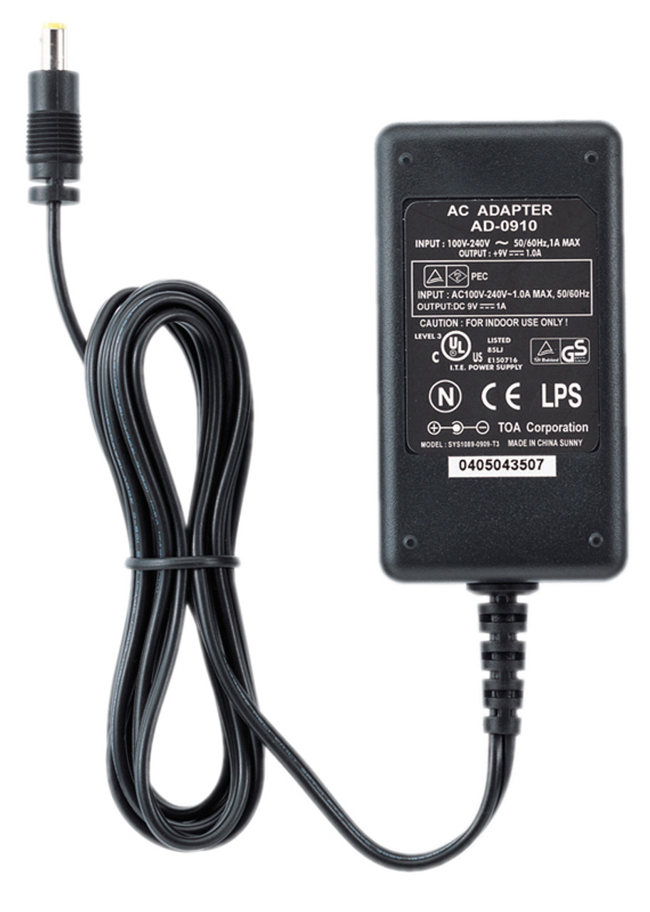 TOA AD-0910UL AC Adaptor For TS-800 & 900 Stations - GoKnight