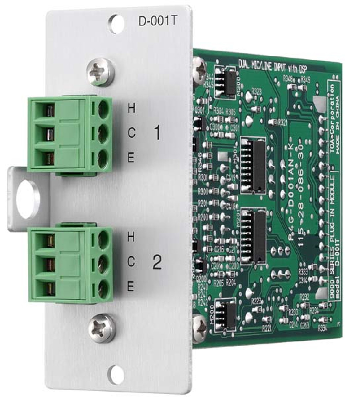 TOA D-001T Dual Mic & Line Input Module With DSP