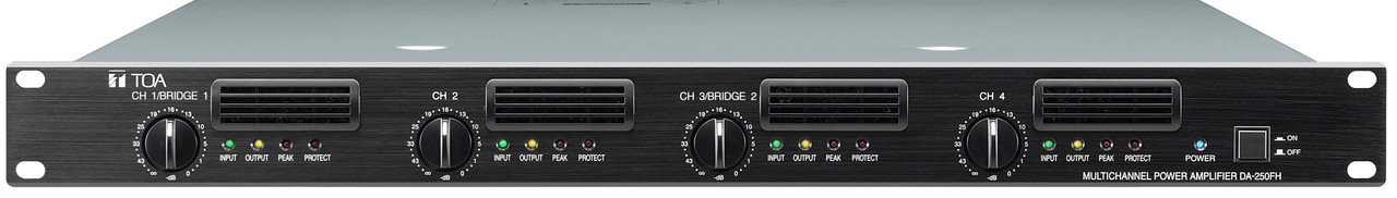 TOA DA-250FCU Multi-Channel Power Amplifier 