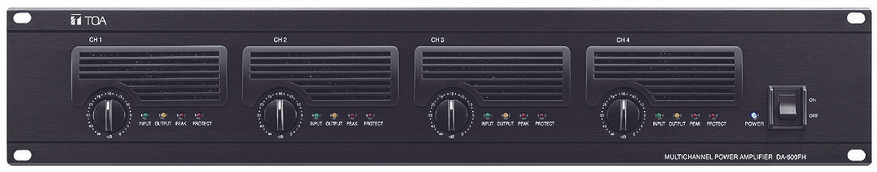 TOA DA-500F-HLCU 500W Multi-Channel Power Amplifier