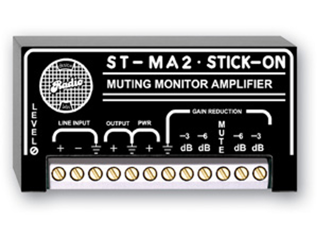 RDL ST-MA2 2 W Mono Audio Amplifier with Muting - 8 Ω (ST-MA2)