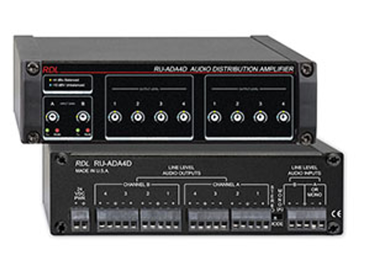 RDL RU-ADA4D Audio Distribution Amplifier (RU-ADA4D)