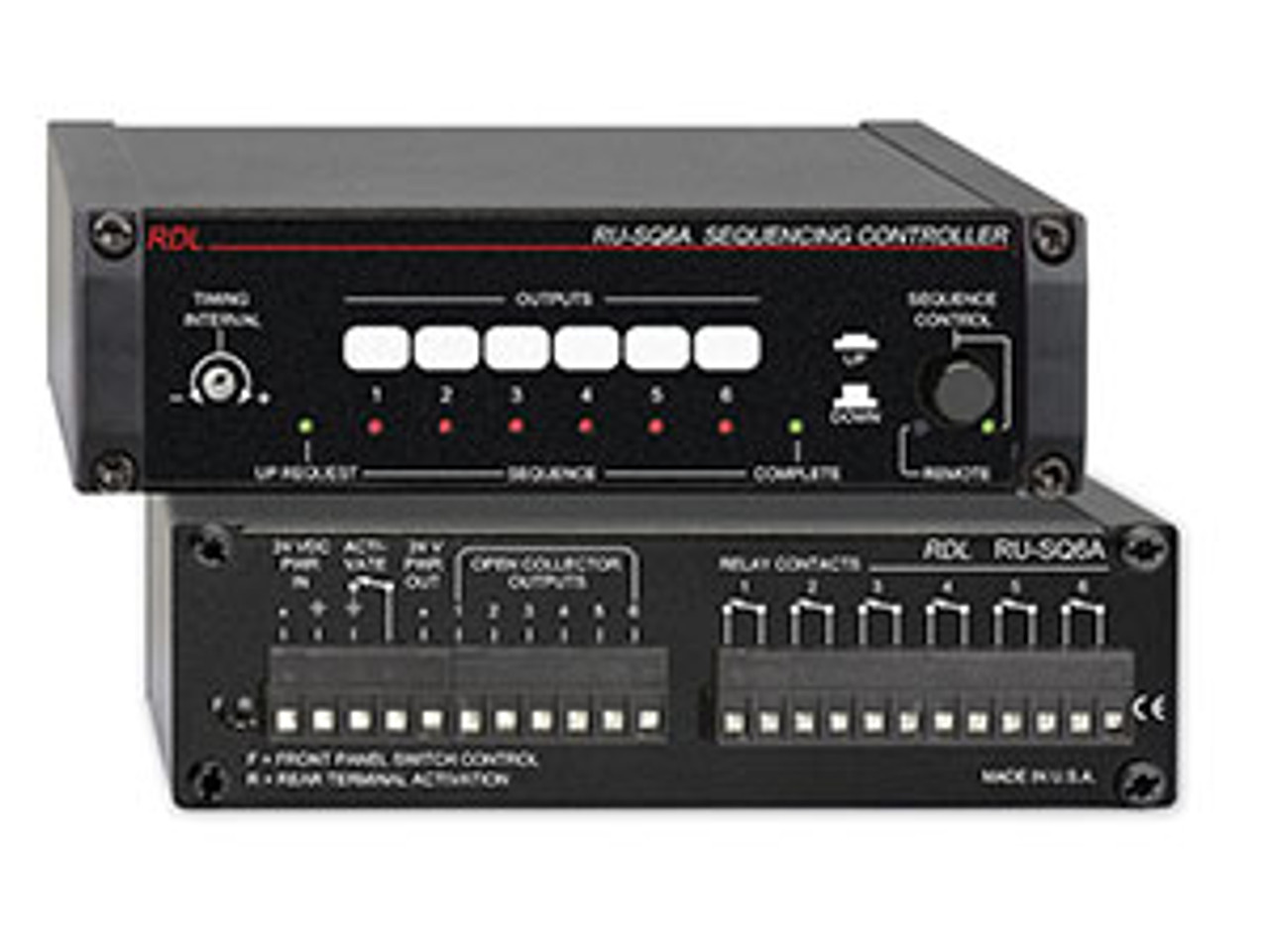 RDL RU-SQ6A Sequencing Controller - Power up, Power Down (RU-SQ6A)