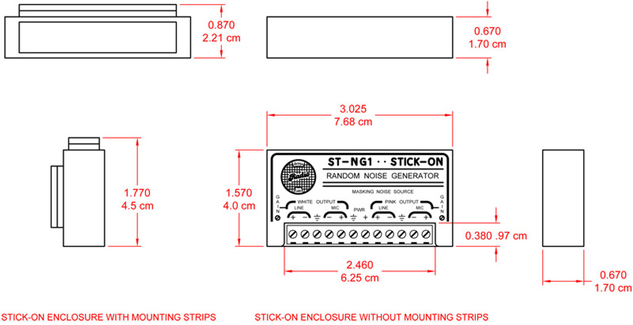 RDL ST-NG1 White and Pink Noise Generator (ST-NG1)