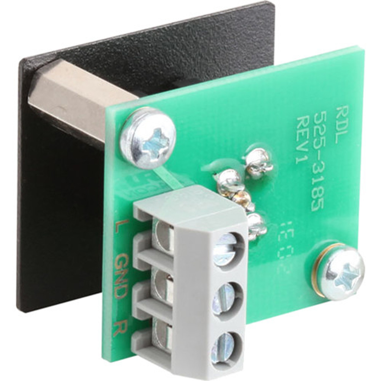 RDL AMS-1/8F 1/8" Stereo Mini-Jack Terminal Block Connections (AMS-1/8F)