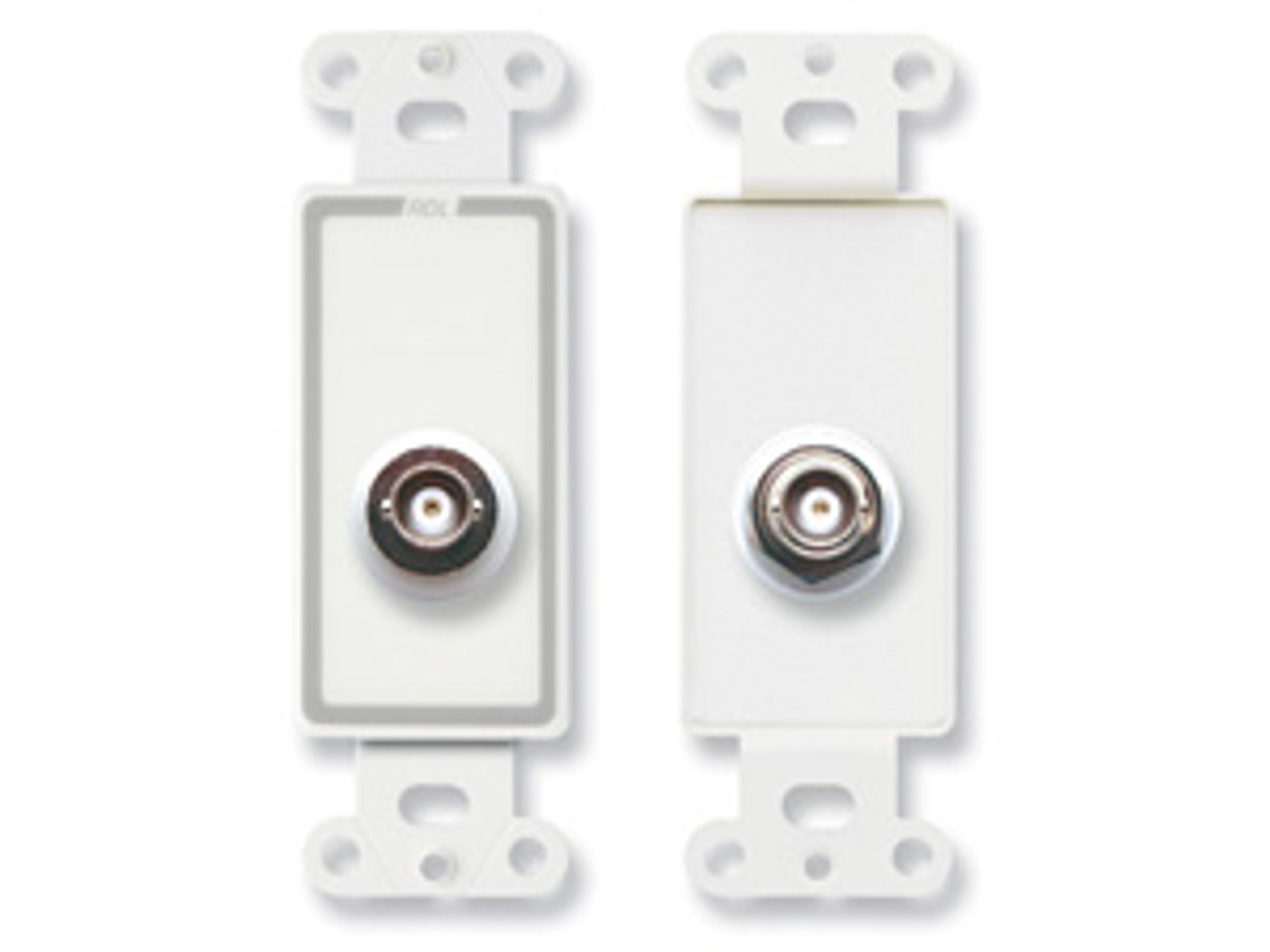 RDL D-BNC/D Double Insulated BNC Jack on Decora Wall Plate (DBNC/D )