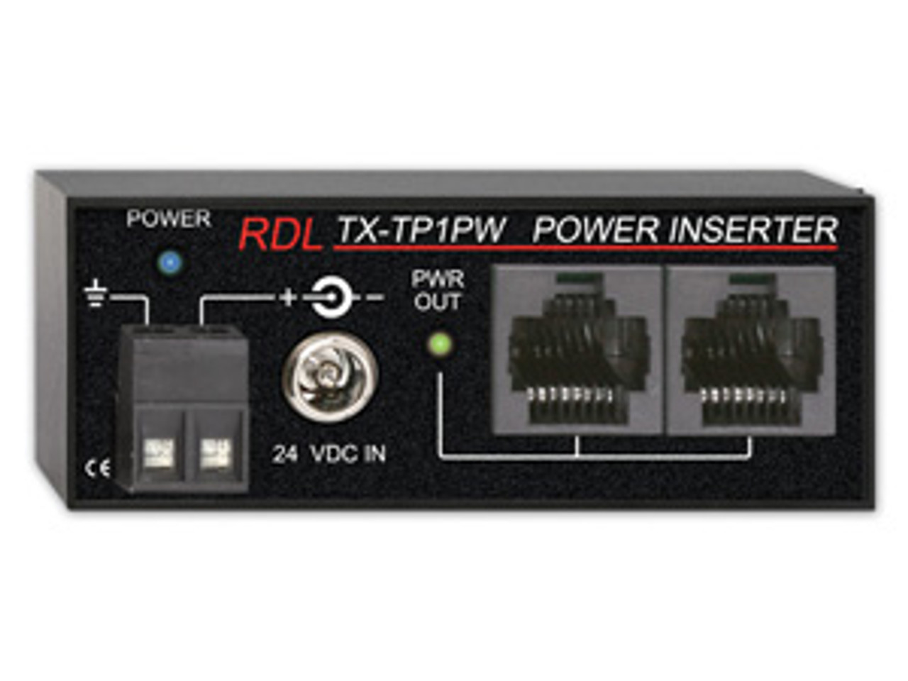 RDL TX-TP1PW 1 Output Power Inserter for Twisted Pair Units (TX-TP1PW)