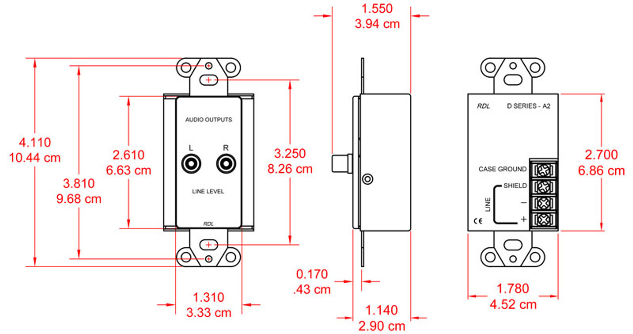 RDL DS-A2 Line Output Assembly (DS-A2)