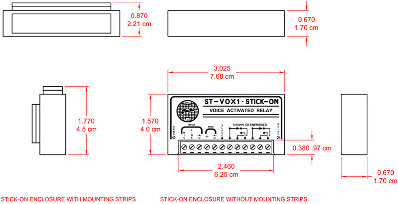 RDL ST-VOX1 Voice Operated Relay (ST-VOX1)