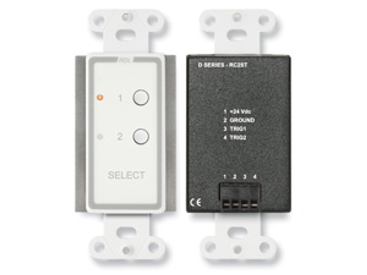 RDL D-RC2ST 2 Channel Remote Control for STICK-ON - Remote Selection of Audio or Video Sources (DRC2ST)