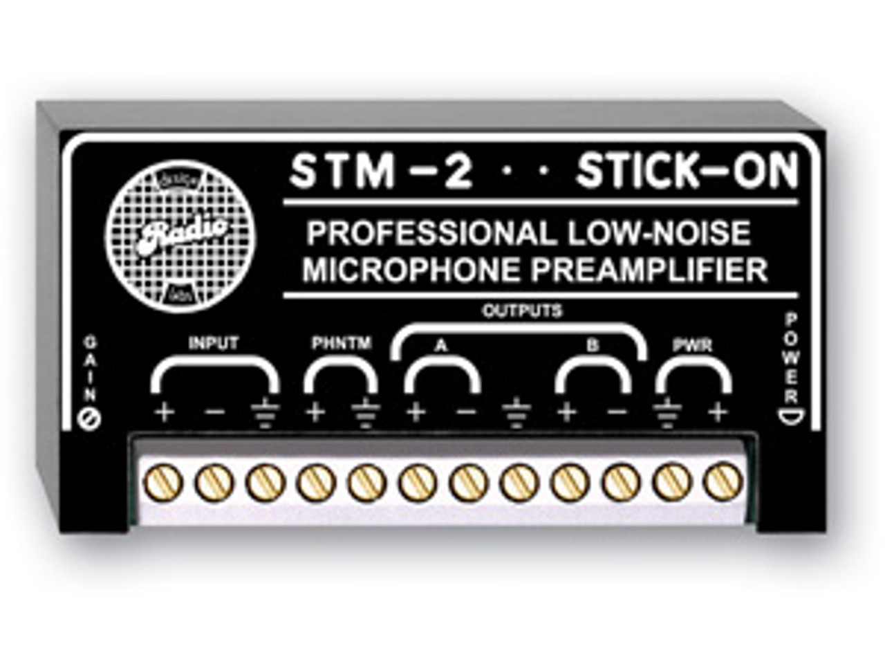 RDL STM-2 Adjustable-Gain Microphone Preamplifier (STM-2)