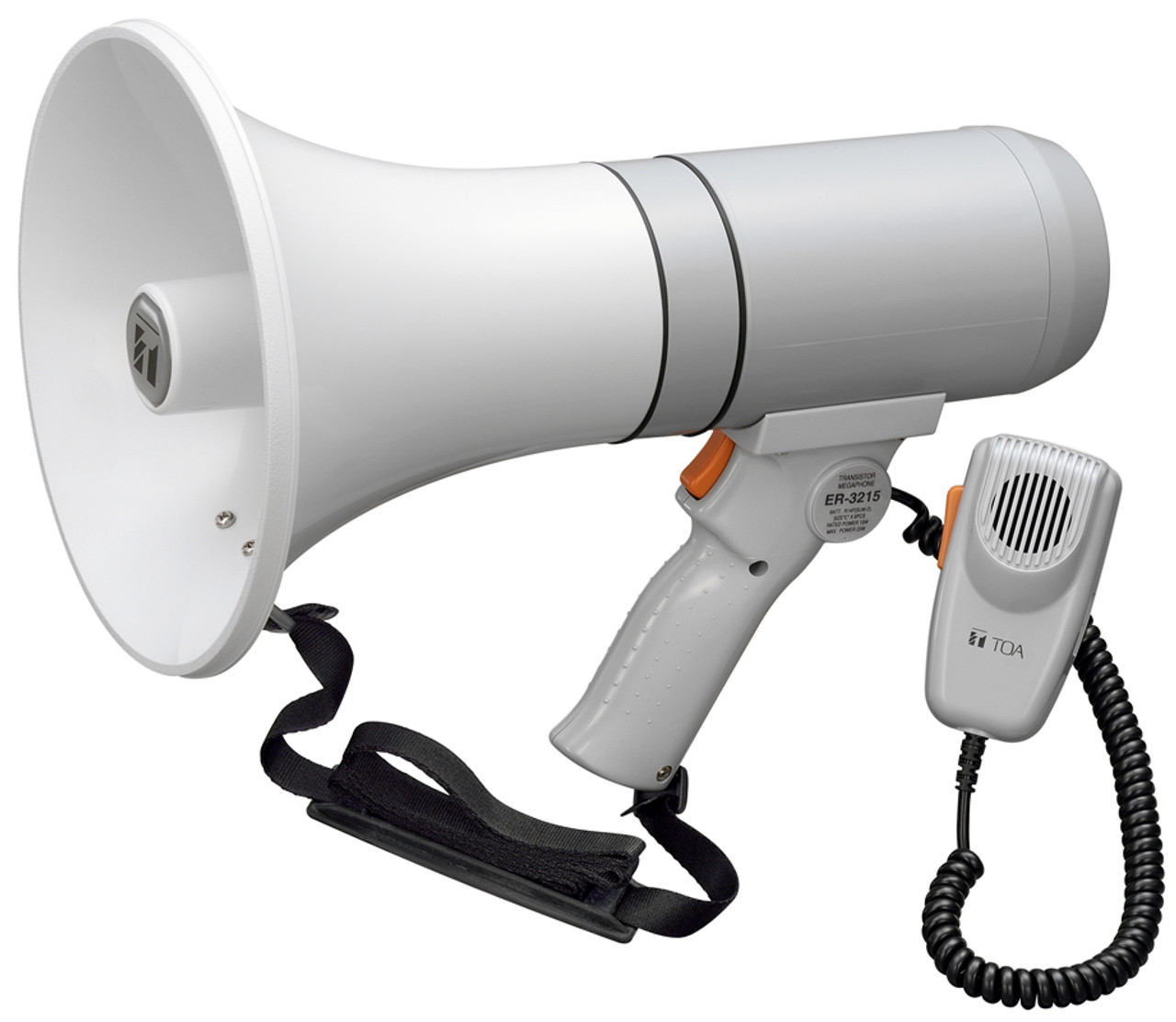 TOA ER-3215 White 15W Hand Grip Megaphone