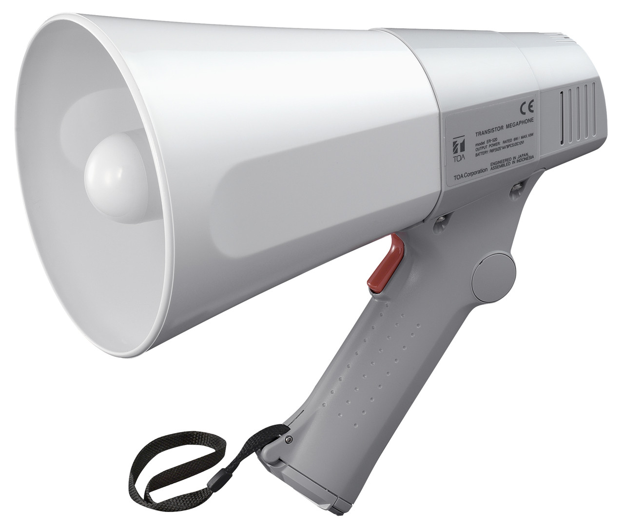 TOA ER-520W White 6W Hand Grip Megaphone With Whistle