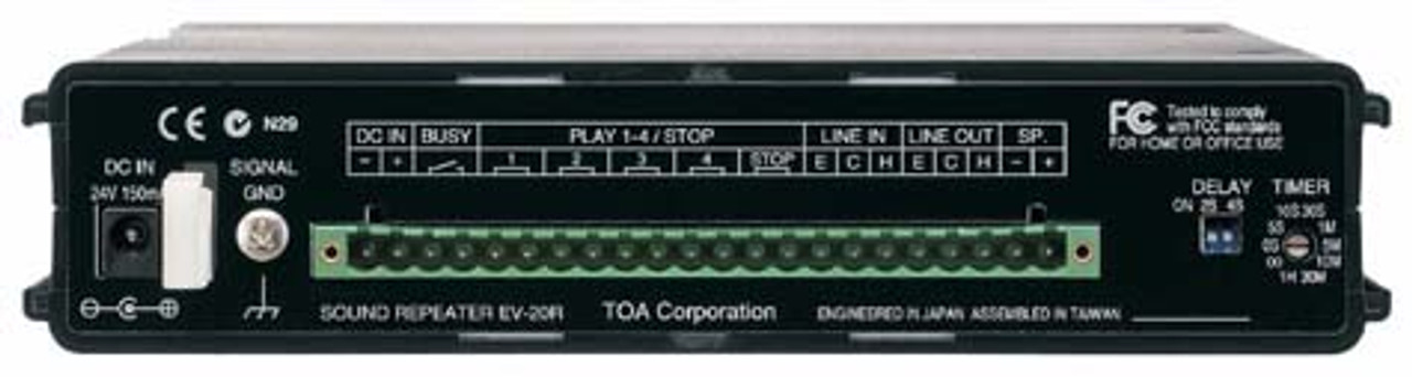 TOA EV-20RPS Digital Message Repeater With USB - GoKnight