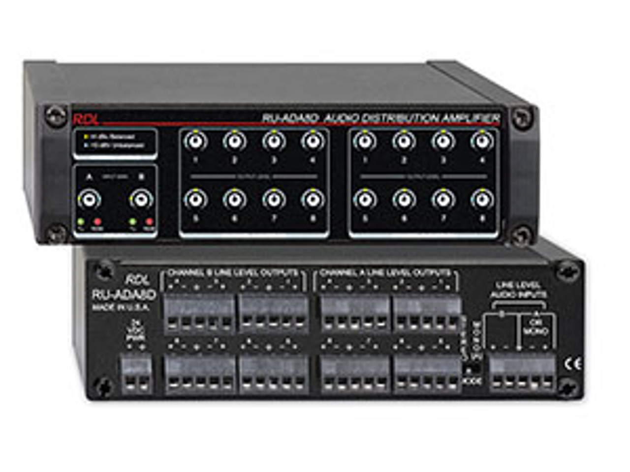 RDL RU-ADA8D Audio Distribution Amplifier (RU-ADA8D)